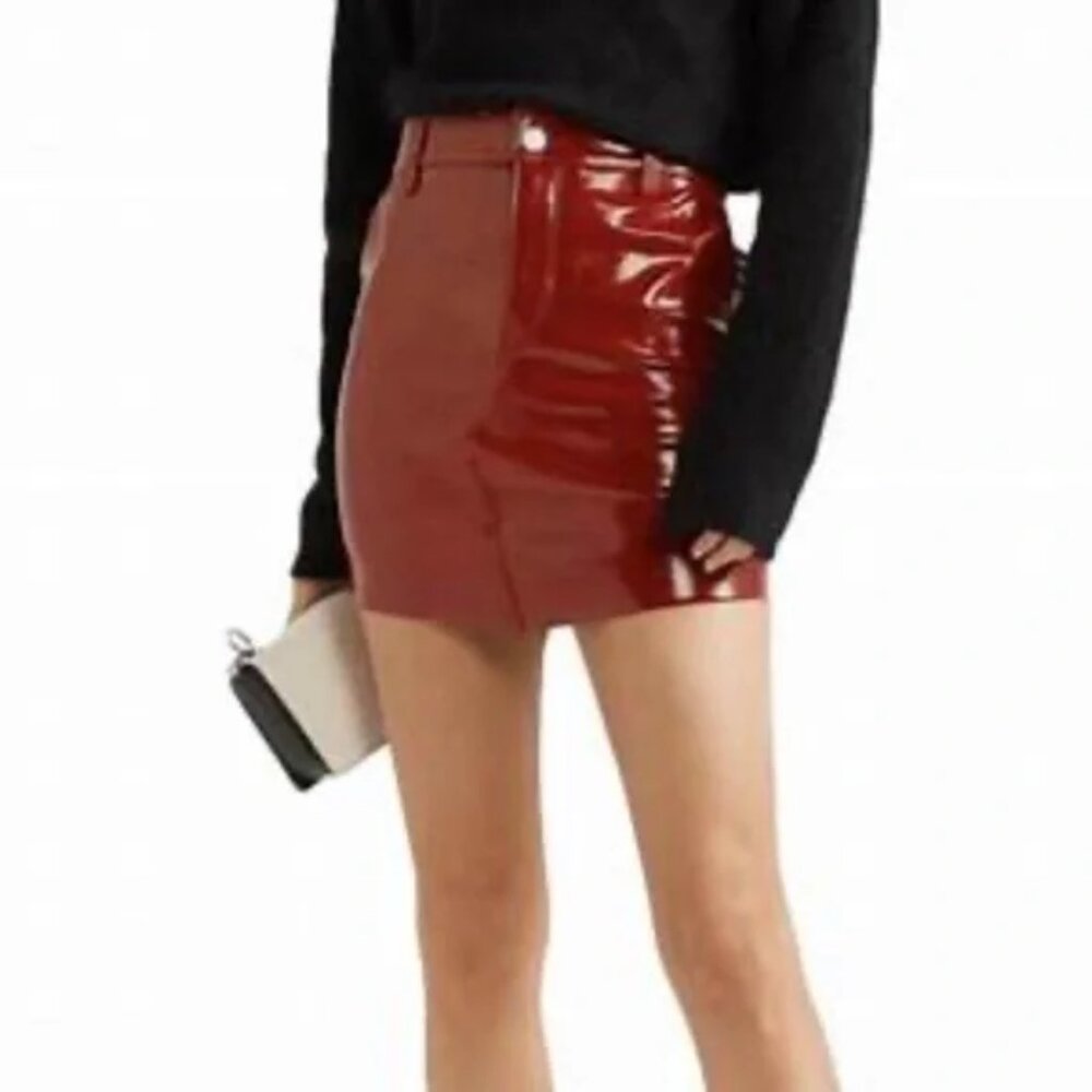 Rta mini lamb skin skirt